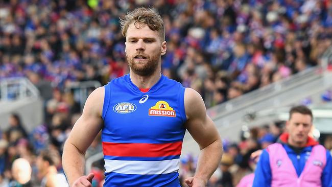 Jake Stringer is no longer a Bulldogs. Picture: Getty Images