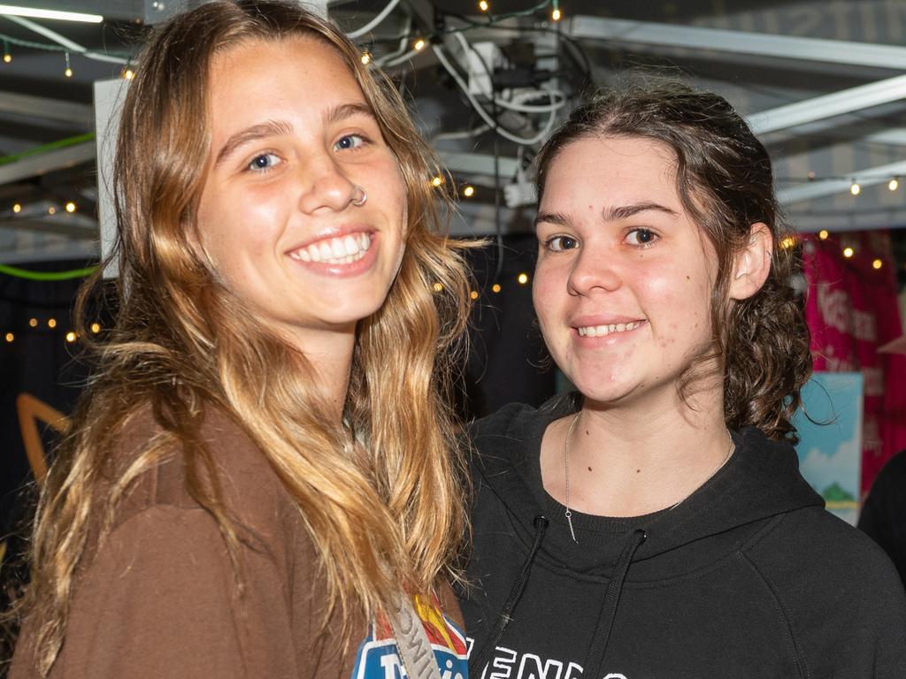 Taneesha Bradley and Emma Rawlins at Rumble On The Reef Sugar Bowl Skatepark Saturday 23 September 2023 Picture:Michaela Harlow