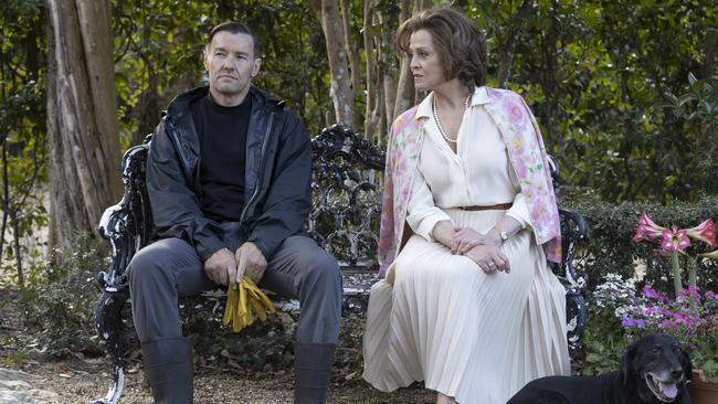 Joel Edgerton and Sigourney Weaver in Master Gardener.