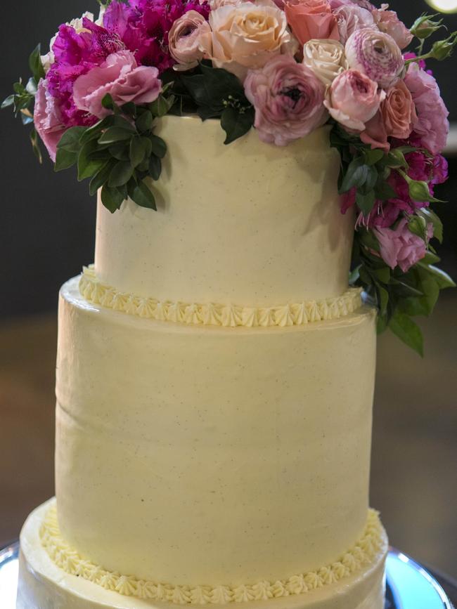 Yummy trim: The cake. Picture: Ben Clark Photography