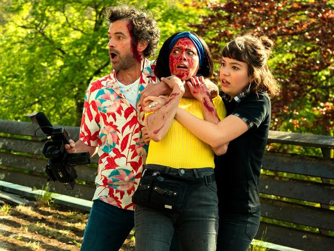 A scene from Final Cut (Coupez!), a comedy directed by Michel Hazanavicius