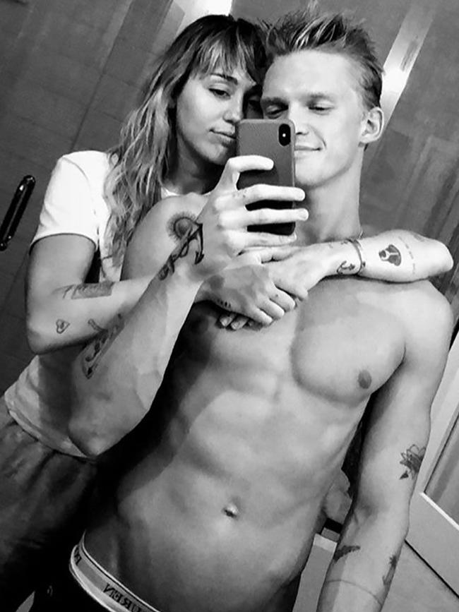 Miley dated Aussie singer Cody Simpson after her divorce from Hemsworth. Picture: Instagram