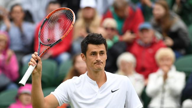 Bernard Tomic has been slammed over his use of words to describe the tardy arrival of opponent Fernando Verdasco.