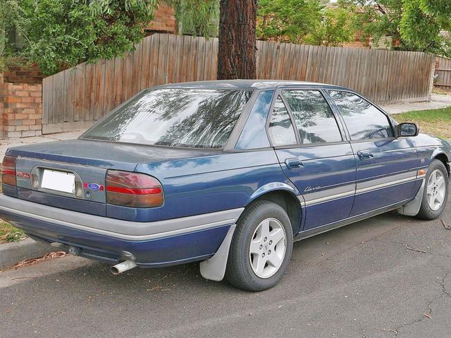 The car Dale Nicholson was believed to have been driving when he disappeared.