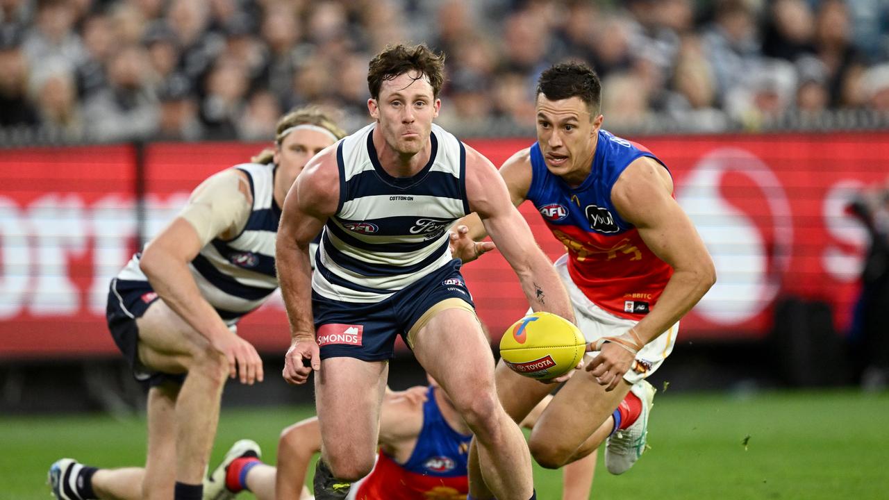 Jed Bews is among Geelong’s re-signings. Picture: Quinn Rooney/Getty Images