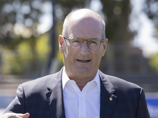 Port Adelaide Chairman David Koch speaks about the GFG sponsorship. 19th February 2025 Picture: Brett Hartwig