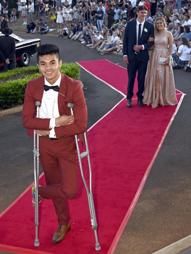 Harristown High School formal 2020 at Highfields Cultural Centre. Jim-Martin Rodgriguez.