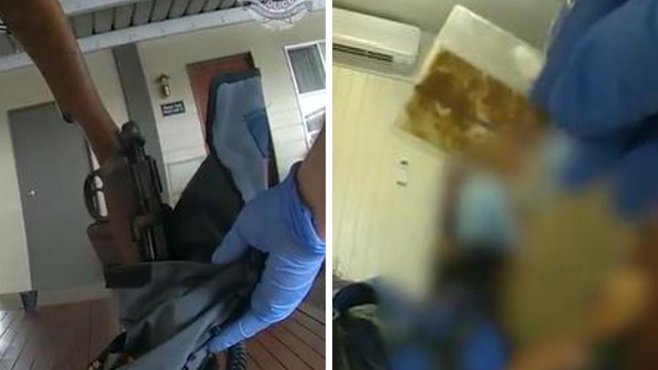 VIDEO: Drugs, guns seized from hotel room, gold Prado