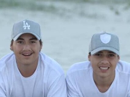 Brothers Nate and Maaka Hakiwai, who was fatally stabbed in Kings Park in September 2019.