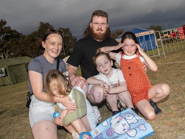 Brynique Graham, Freya Graham, Jasper Graham, Laylah Graham, and Dylan Charleson 2024 Swan Hill Show Picture: Noel Fisher.