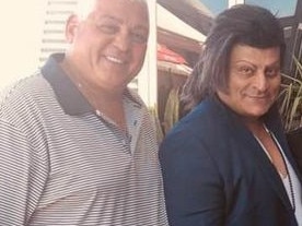 Jamal Khan (right) made headlines late last year with an alleged threat against Mick Gatto (left).
