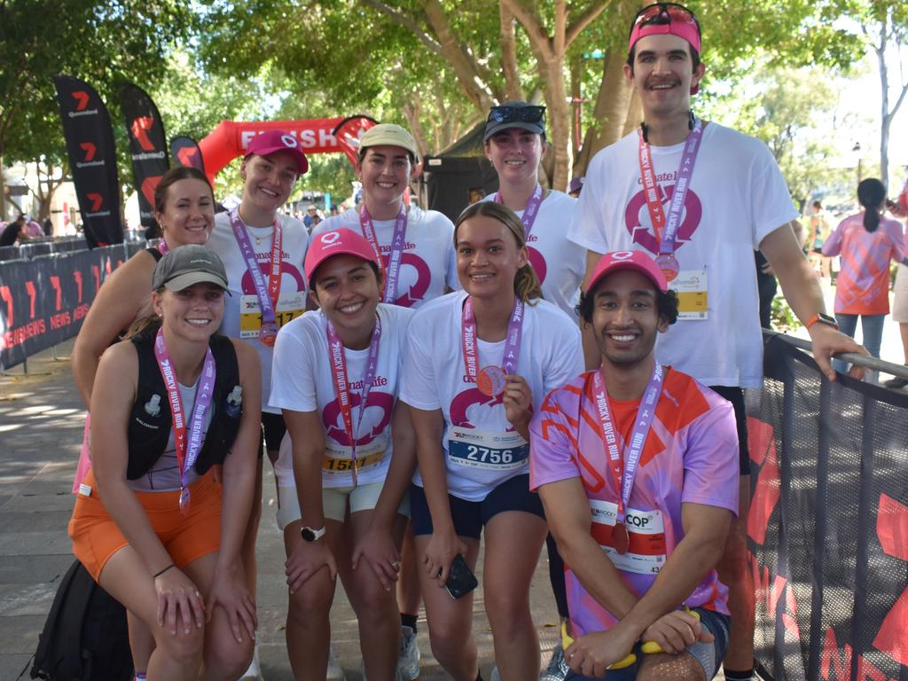 The Rockhampton Hospital ICU's Donate Life team at the annual Rocky River Run in Rockhampton on May 18, 2025.