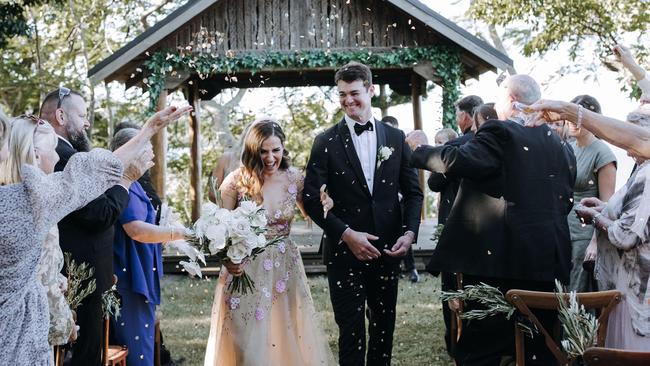 Wedding of Ruby and Nic Fordyce. Picture: Jessica Turich Photography