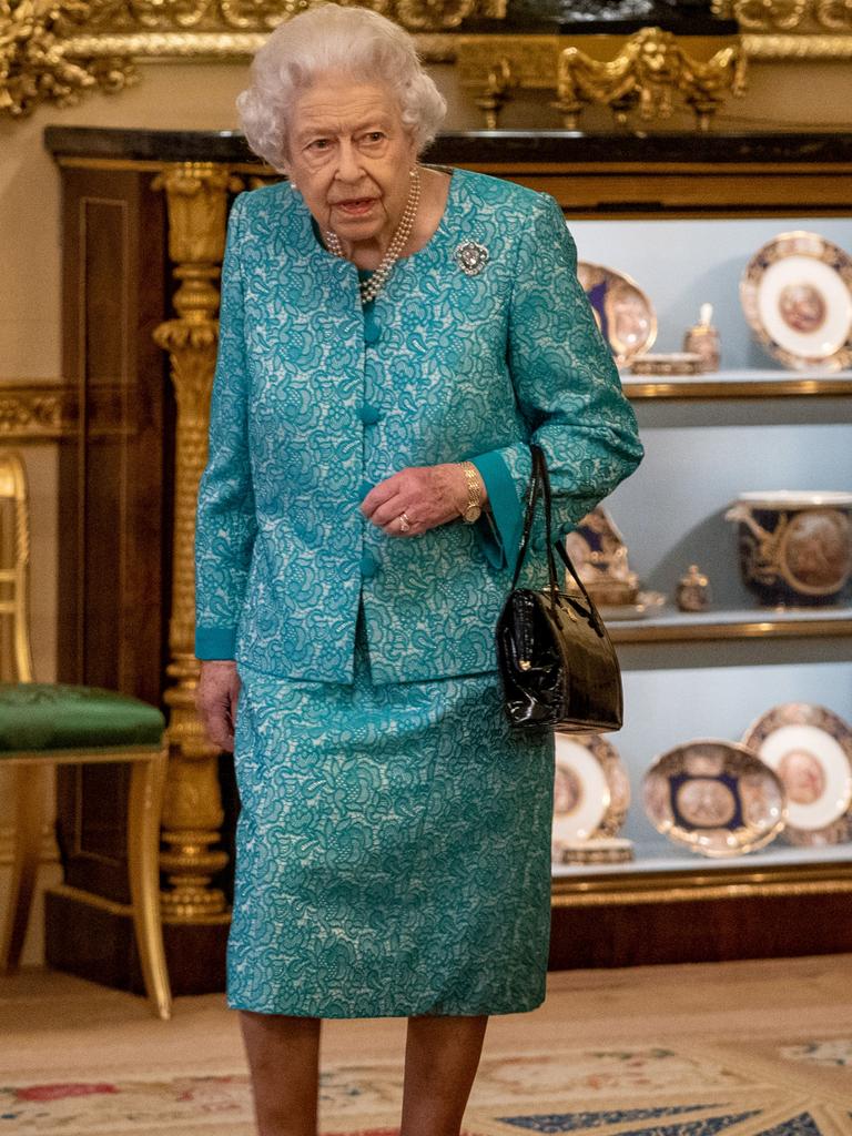 The Queen was looking frail in October and has pulled out of many events in recent months. Picture: Arthur Edwards-Pool/Getty Images