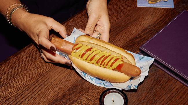 The bars menu consists of just four hot dogs. Picture: Supplied