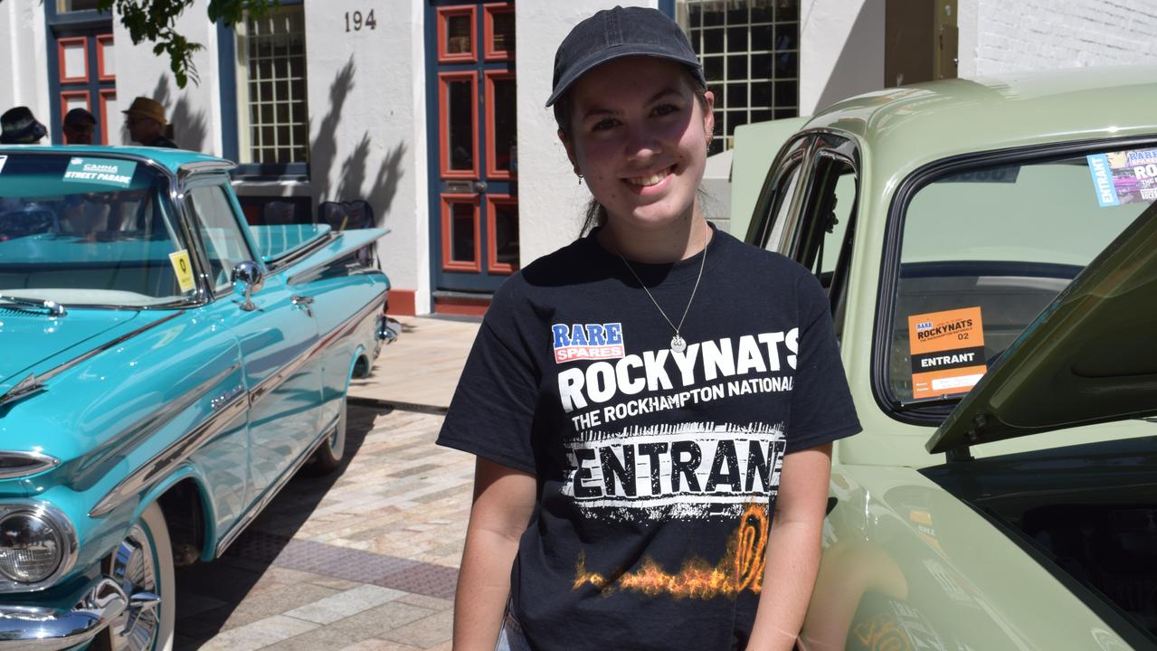 Jessica Agius and her first car Elliot, a 1963 Morris Major Elite.