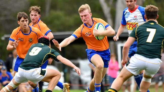 Marist College Ashgrove player Tom Howard AIC First XV rugby union between Villanova College and Marist College Ashgrove Saturday April 29, 2023. Picture, John Gass