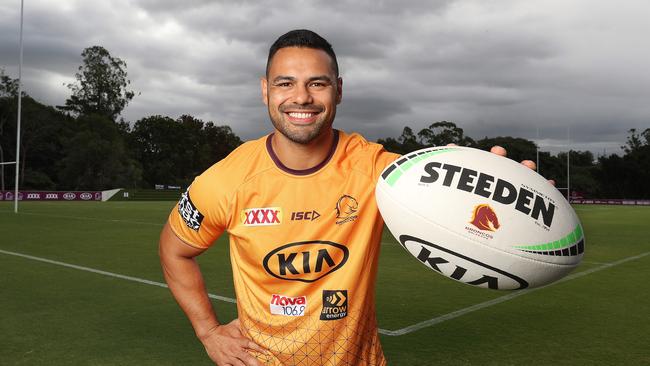 New Broncos player Ben Te'o at Red Hill . Pic Annette Dew