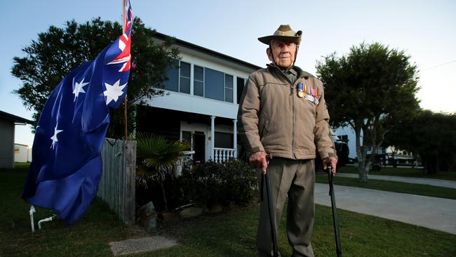 Henry Caldwell will march down the driveway of his home in Minnie Water on the NSW North Coast. Picture: Nathan Edwards