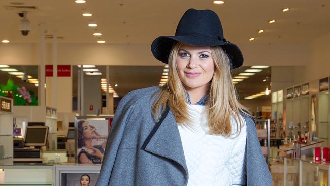 Werribee Plaza has just appointed Jess Dempsey as its Fashion Ambassador. Jess is a fashion blogger and has over 12 thousand followers on Instagram. She also grew up in Werribee and got her first sales position at Werribee Plaza. Jess Pictured inside Werribee Plaza. Picture: Sarah Matray