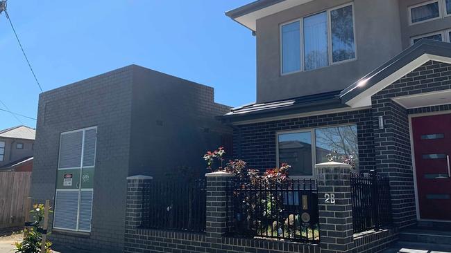 A home has been built around a disused substation on Saxton St in Box Hill North.