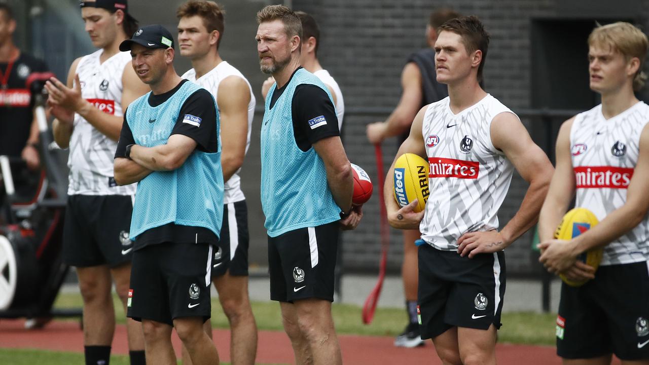 Nathan Buckley is out on contract at the end of the season. Picture: Getty Images