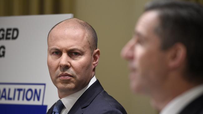 Mr Frydenberg has distanced himself from the Prime Minister. Picture: NCA NewsWire / Andrew Henshaw