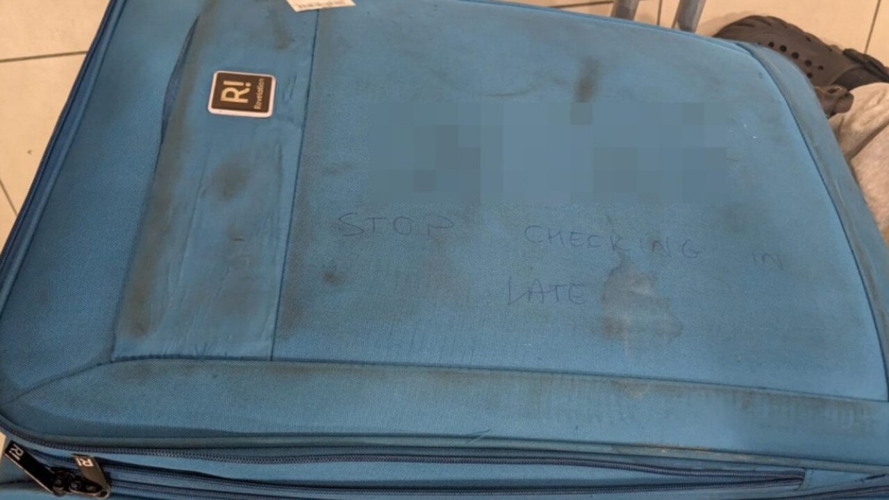 The message read: ‘C*** stop checking in late'.