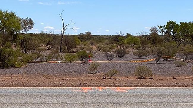 The site where the tiny capsule was found. Picture: AFP