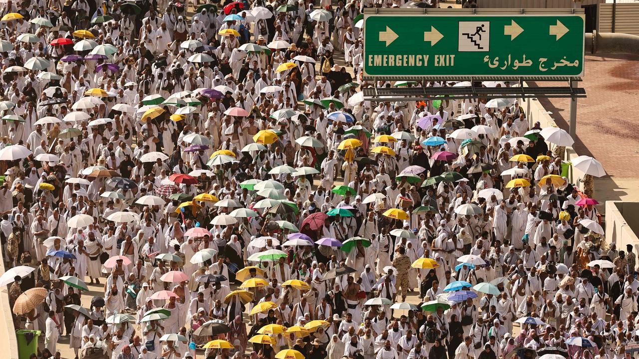 Saudi says the majority of people who died were unregistered. Hajj permits are allocated to countries on a quota system and distributed to individuals by lottery. Picture: Fadel Senna / AFP