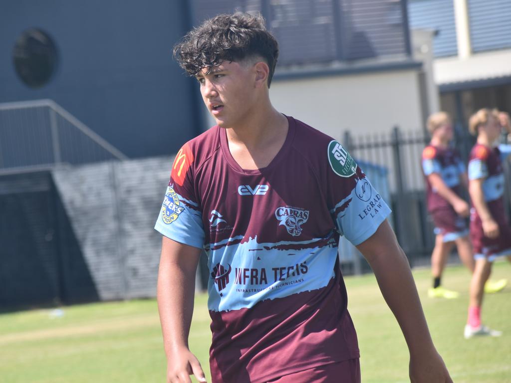 CQ Capras under-17 boys squad pre-season training session at The Cathedral College, Rockhampton, on January 11, 2025.