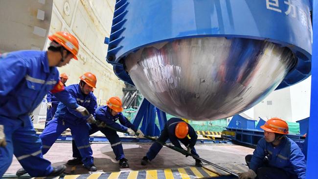 State-run China National Nuclear Power’s Fuqing plant.. Picture: LIN SHANCHUAN/XINHUA/ZUMA PRESS