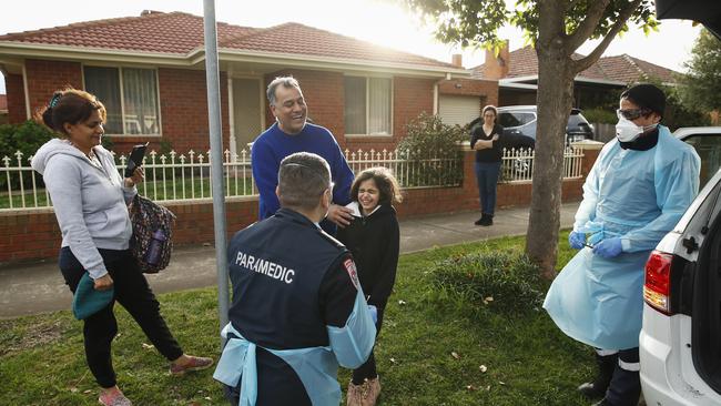 Testing has ramped up in key Melbourne suburbs. Picture: Daniel Pockett/AAP