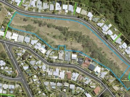 A subdivision comprising 21 lots will be built at 31-67 Callum St in Mooroobool - but only if landslide risk assessments are endorsed by Cairns Regional Council. Picture: supplied.