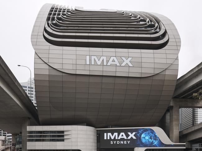 Inside IMAX Sydney which has just opened.