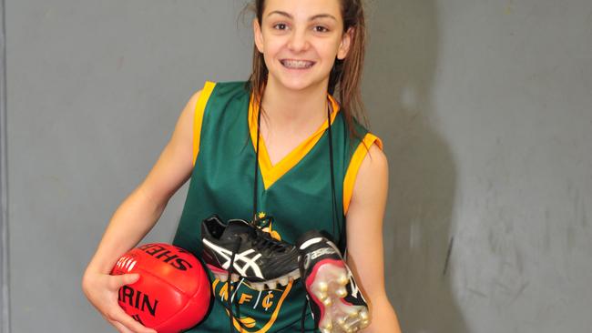 Niddrie resident Monique Conti has represented the state at a national level for both basketball and AFL.