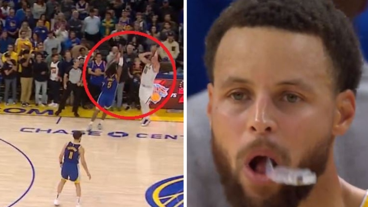 Steph’s face says it all as wild buzzer beater sinks Warriors; Giannis-Wemby duel stuns: NBA Wrap