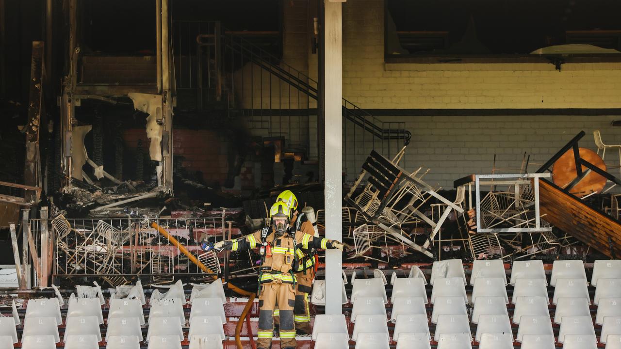 The fire has caused extensive damage. Picture: NewsWire/ Ian Currie