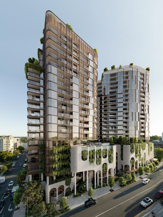 Keylin has lodged plans for a significant urban renewal project at Indooroopilly. Picture: Supplied