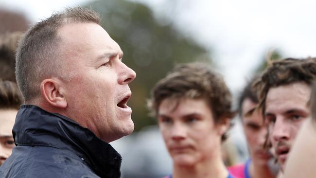 rmer Cranbourne coach Scott Sutherland is headed to the YVMDFL. Picture: Richard Serong.