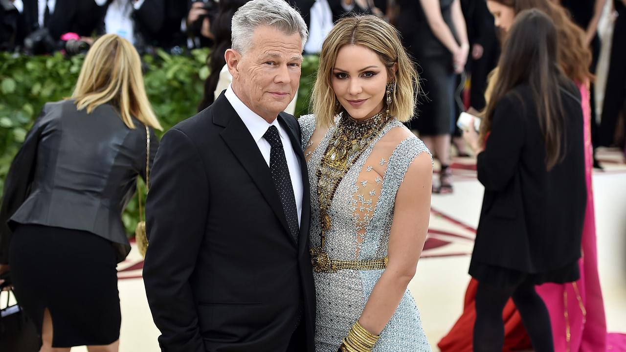 The pair are engaged despite a 35-year age gap. Picture: Theo Wargo/Getty