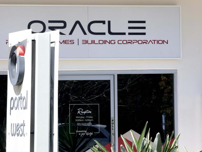 Oracle Homes has collapsed leaving of customers and suppliers not paid. Picture: Steve Pohlner