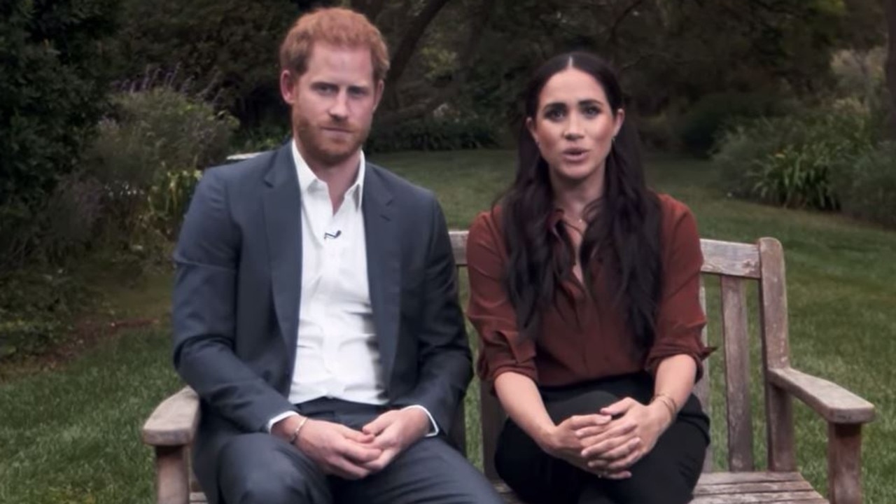 Prince Harry and Meghan Markle were criticised for seemingly meddling in political matters during their Time100 speech. Credit: Time