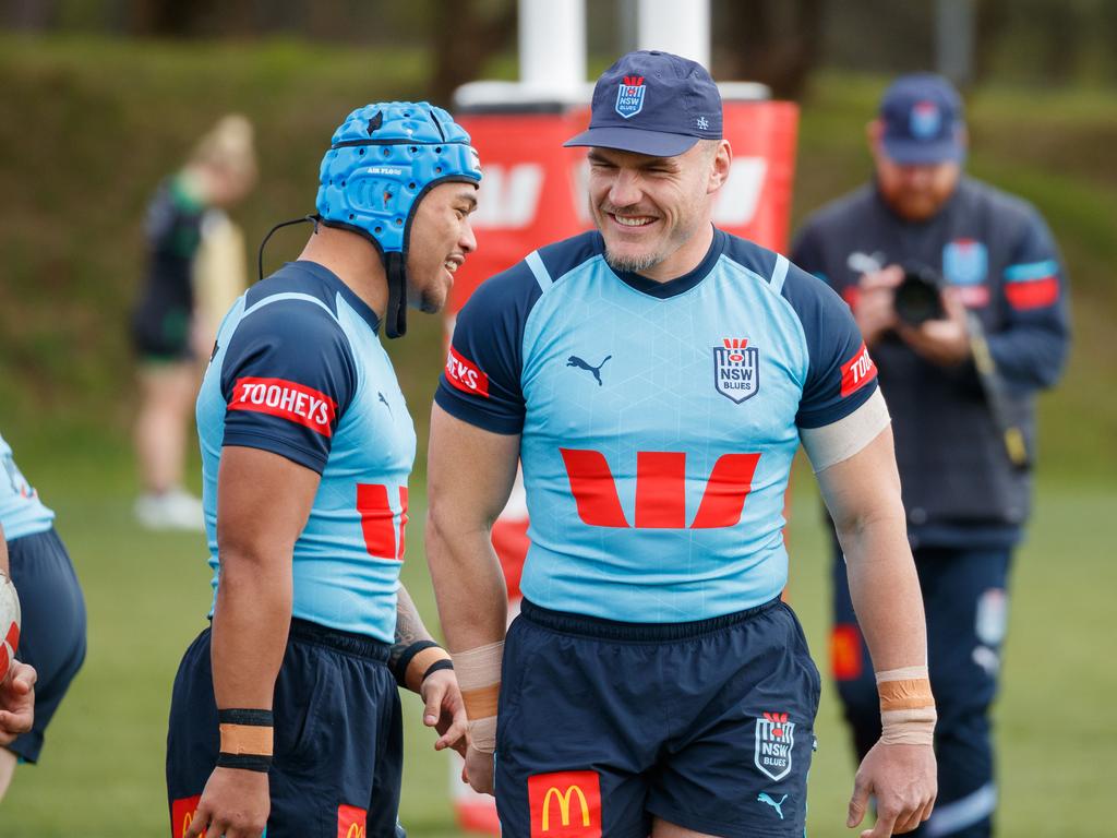 Angus Crichton is back from Origin duty. Picture: Max Mason-Hubers