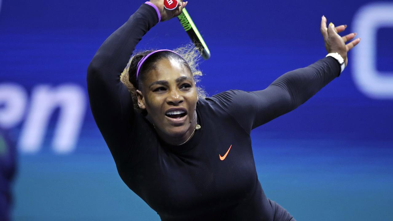 Serena Williams turns it up.