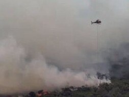 Fire at North head. Picture: 7news.com.au