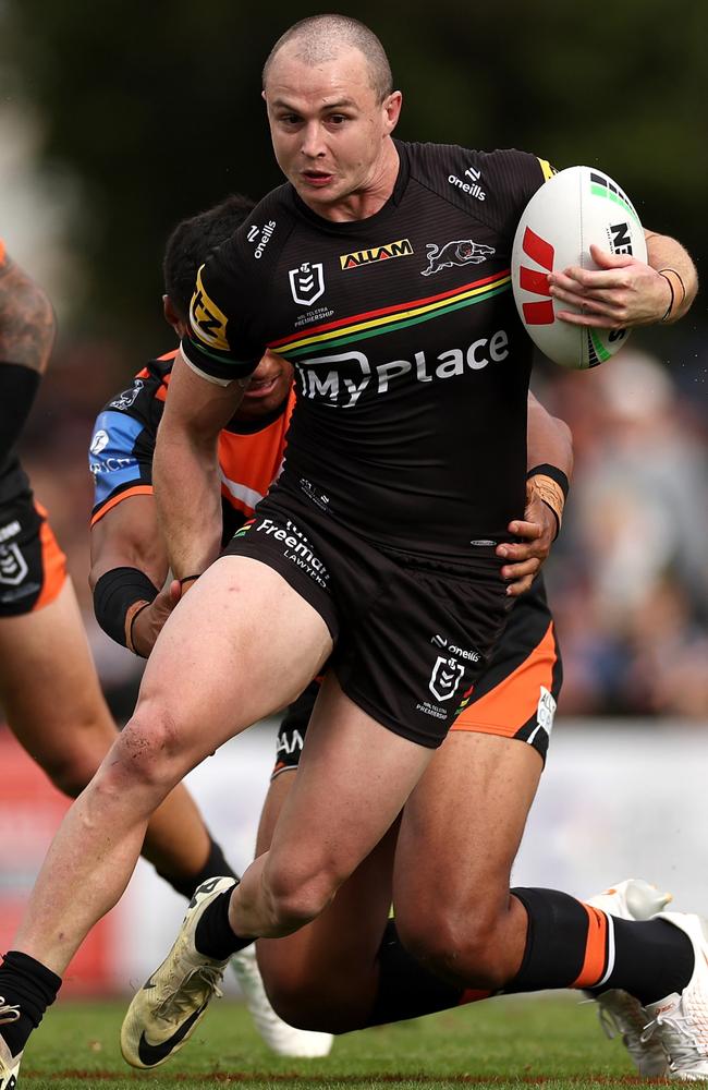 Dylan Edwards has been one of Penrith’s best in the first half. (Photo by Cameron Spencer/Getty Images)