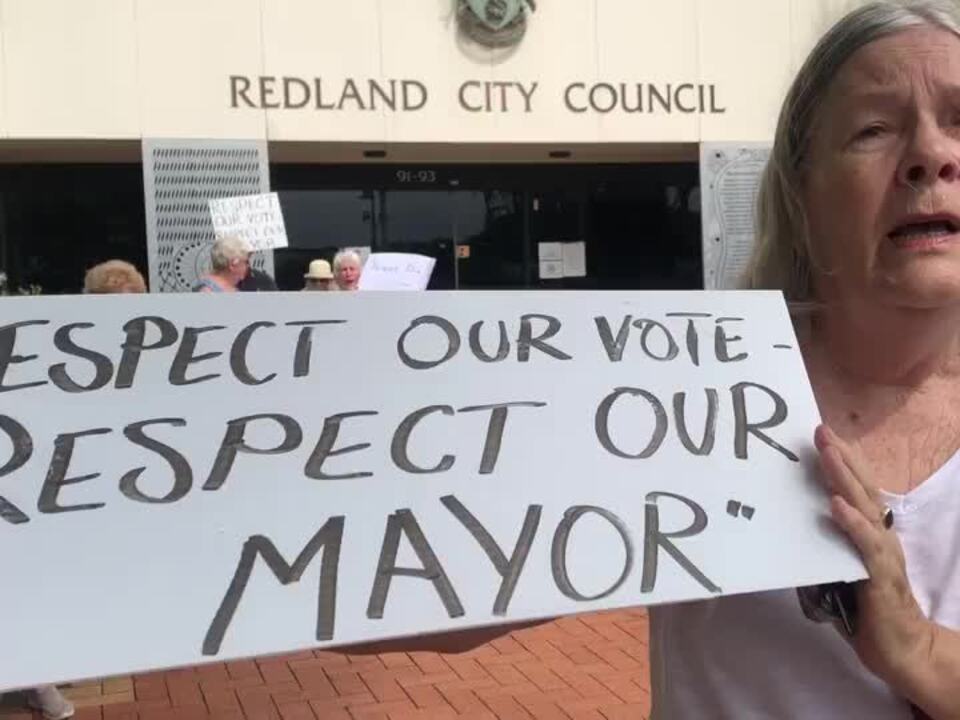 Redland council protest over portfolio structure