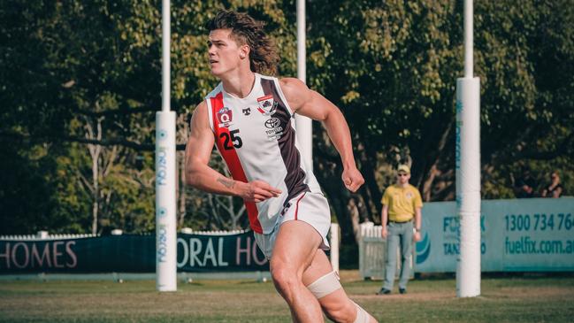 Morningside QAFL player Deklan Wille. Picture: Brooke Sleep Media