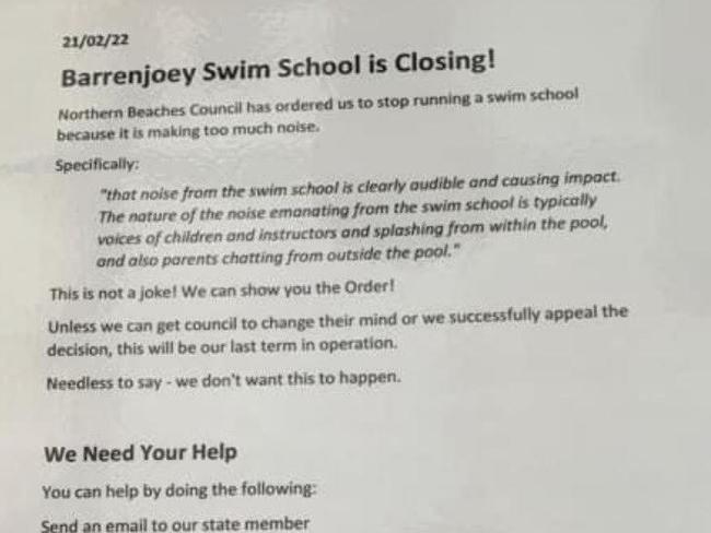 ‘Crazy’ reason kids swim club closed